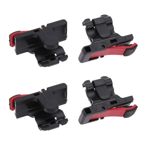 Mobestech 4Pcs Phone Buttons Red Metal Induction Mobile Game Trigger for Enhanced Gameplay