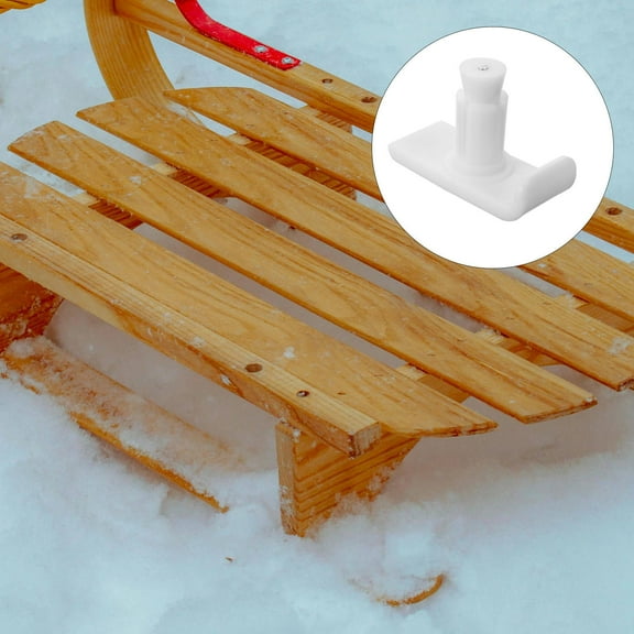 Mobestech Hiking Walker Skis 4Pcs White Plastic