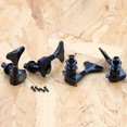 thumbnail image 1 of Mobestech 4Sets Bass Tuning Pegs Black Metal Key Knobs for Acoustic Bass Guitar Replacement Parts, 1 of 7