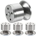 thumbnail image 1 of Mobestech Cabinet Feet Cabinet Feet Pads Stainless Steel 4Pcs Height Adjustable, 1 of 7