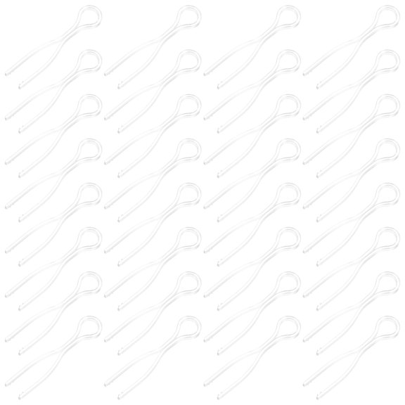 Mobestech 50Pcs Clear Thread and Bobbin Holder Clips Minimize Thread Jams and Skipped Stitches
