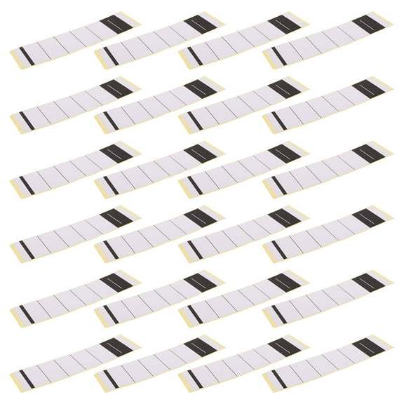 Mobestech 50Pcs Office Binder Labels Self Adhesive White Paper for File Management