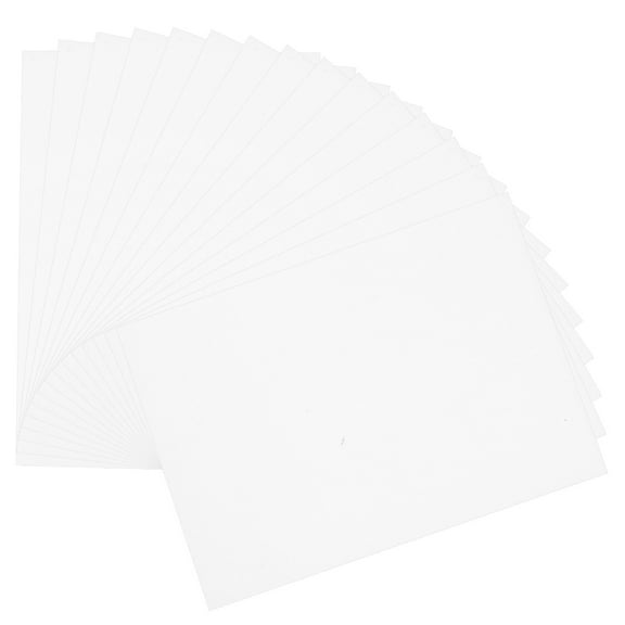 Mobestech 50pcs White Cardboard Sheets For Presentation Board And Poster Boards For Various Occasions