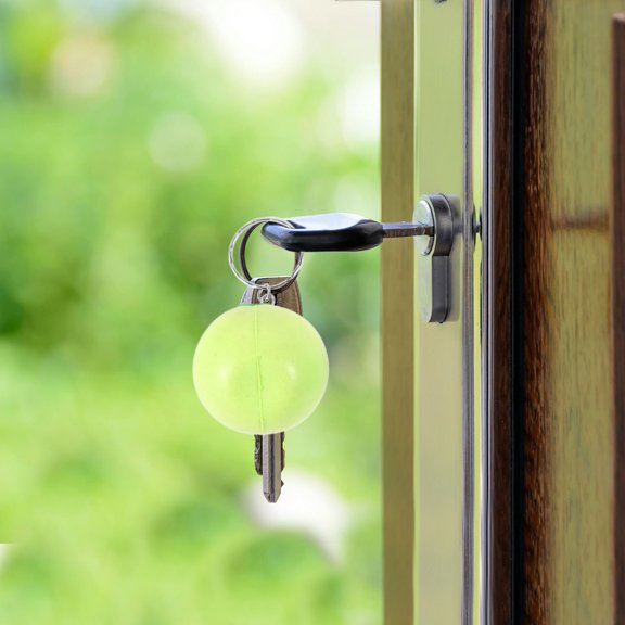 Mobestech Hanging Fruit Keychain Key Decoration Assorted Color for Christmas 5pcs