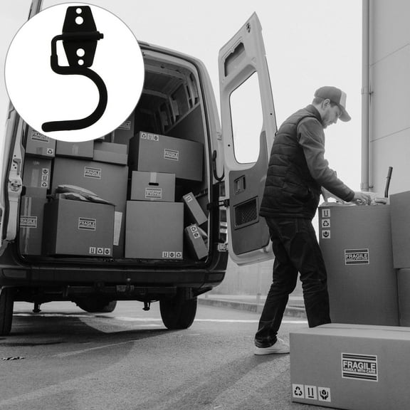 Mobestech Garage Utility Hooks Metal 5Pcs 5.1X2.8X0.4In