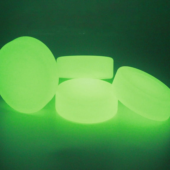 Mobestech 5Pcs Night Luminous Ice Hockey Puck Rubber Material for Training and Outdoor Use