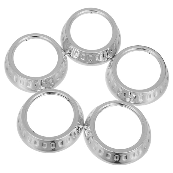 Mobestech 5Pcs Plastic Barstool Base Disc Cover with Flared Trim for Stool Repair and Style