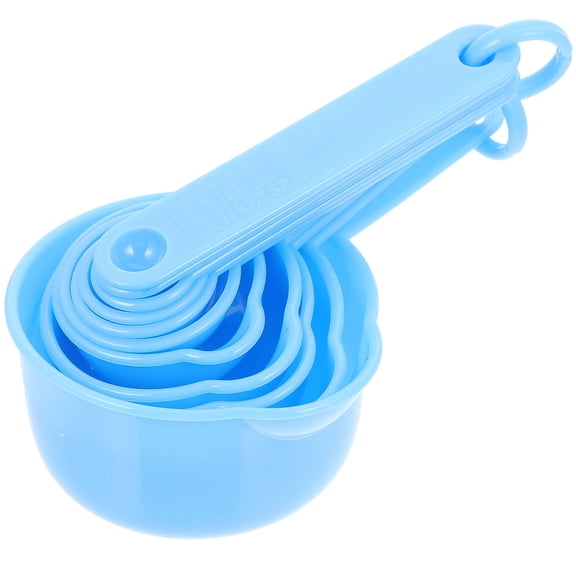 Mobestech 6 Measuring Spoons Plastic for Baking Kitchen Necessities Home Users