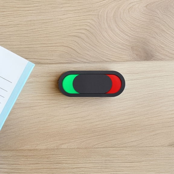 Mobestech 6Pcs Acrylic Occupied Sign for Door with Red and Green Privacy Indicator for Office Bathroom