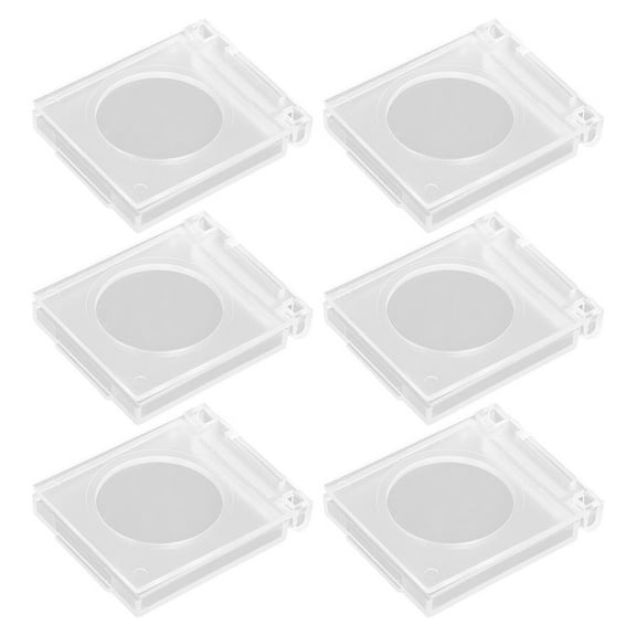 Mobestech 6Pcs Transparent Switch Lid Easy Install Push Button Guard for Home Use