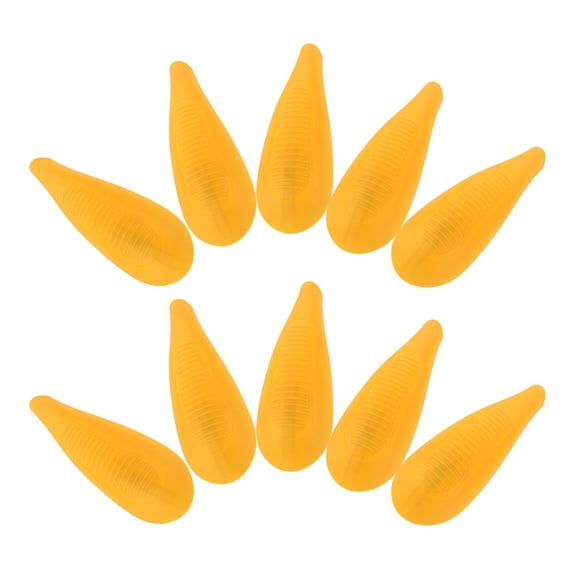 Mobestech 8 Pairs Garment Protectors Plastic Shoulder Expansion For Wardrobe Accessories Yellow
