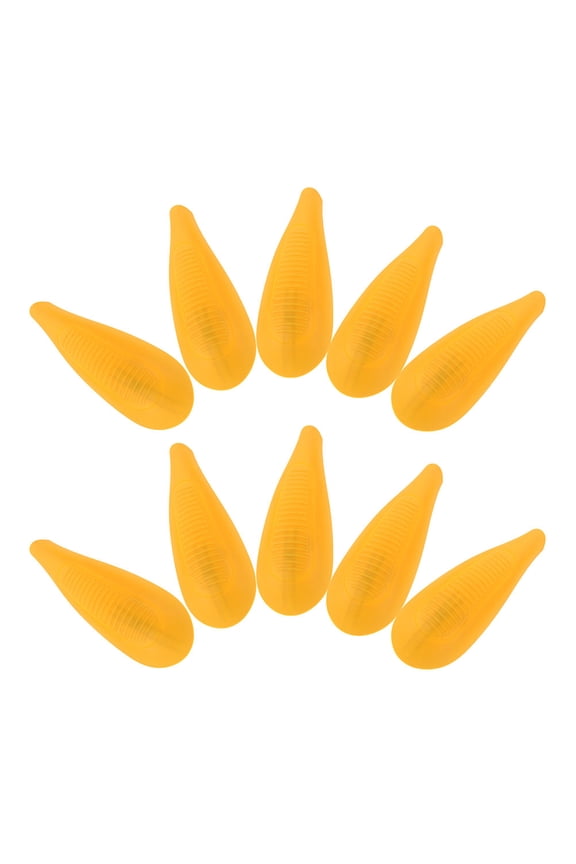 8 Pairs Garment Protectors Plastic Shoulder Expansion For Wardrobe Accessories Yellow