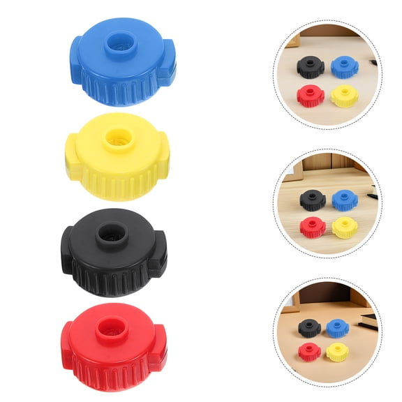 Mobestech 8Pcs Durable Plastic Drum Cymbal Nuts Quick Release Kit for Stable Percussion Cymbal Fixing
