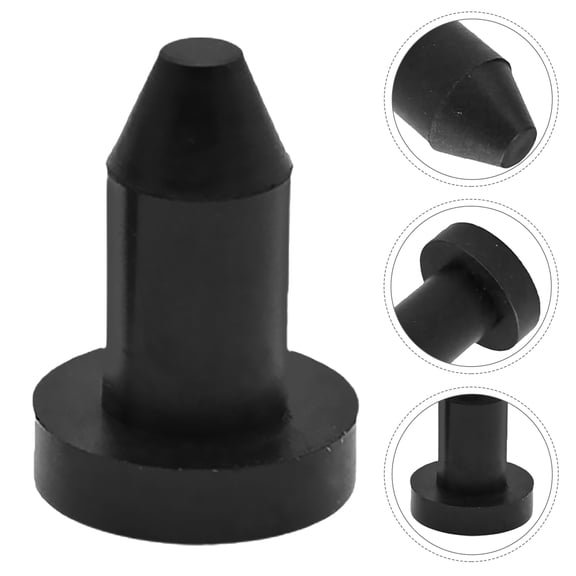 Mobestech 8Pcs Durable Rubber Kayak Scupper Plugs Easy Push in Boat Drain Hole Stoppers