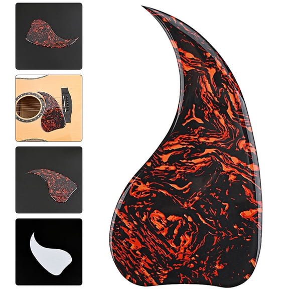 Mobestech Acoustic Guitar Pickguard Plastic 1Pack With Self-adhesive Quality