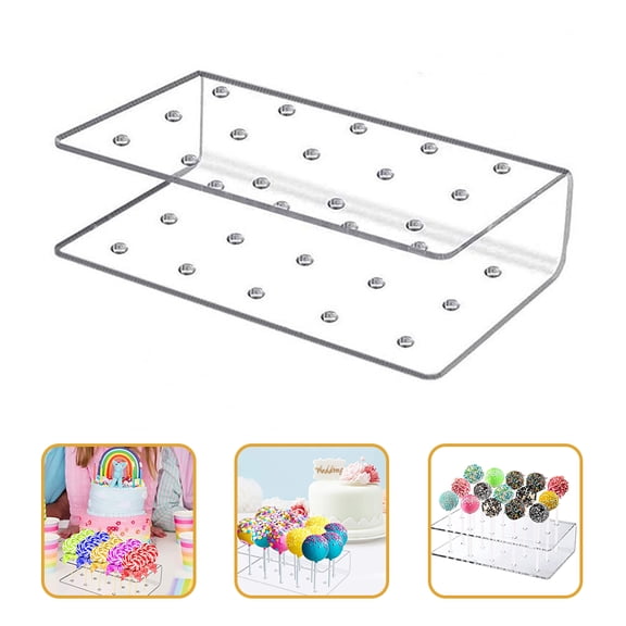 Mobestech Acrylic Candy Display Stand with Break Resistant Material Perfect for Supermarket and Bake Sale Use