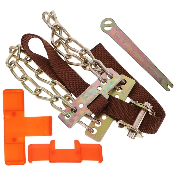 Mobestech Stainless Steel Anti-Skid Chains for Car Accessories Grip Firmly in Snow Mud Sand and Mountains