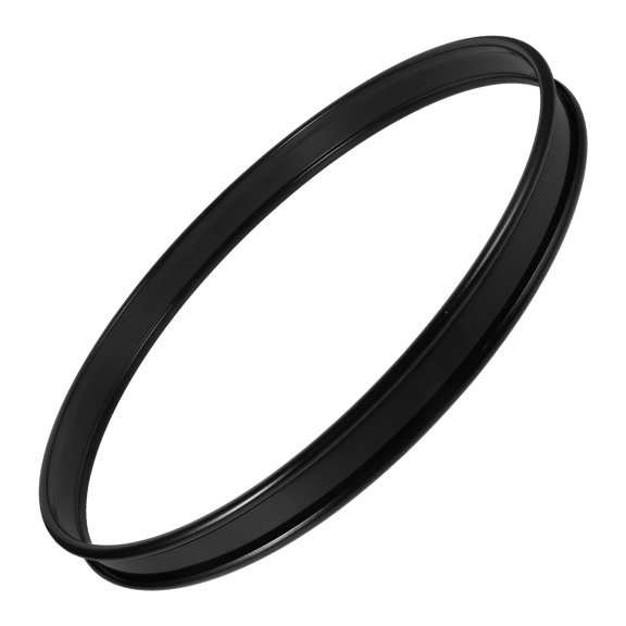 Mobestech Versatile Black Metal Drum Hoop Protector for Percussion Instrument Maintenance