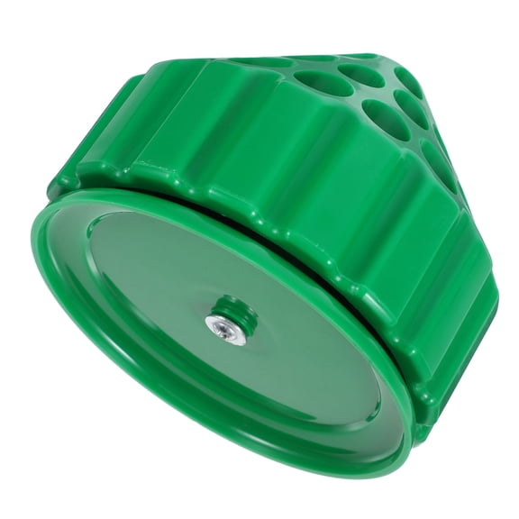 Mobestech Compact Rotating Drill Bit Storage Organizer Holder Plastic Tool Case Green