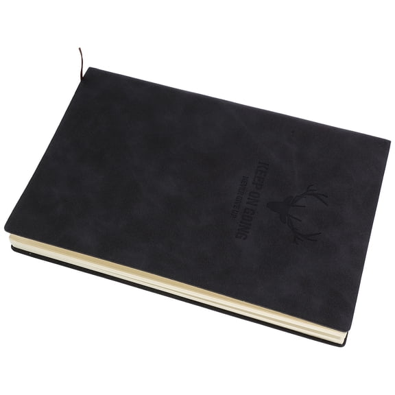 Mobestech Black Notebook with , 1 Piece - , Stylish Journal for Writing and Drawing