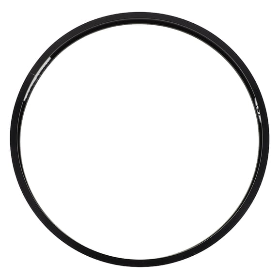 Mobestech Black Brushed Aluminum Round Frame 12 Inch Lightweight Metal for Photos and Prints
