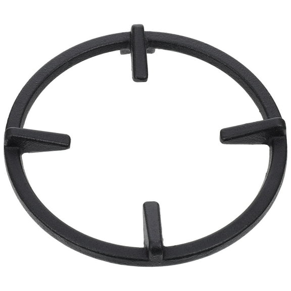 Mobestech 1Pc Black Gas Stove Holder Metal Rack Stable Pan Stand for Household Cooking