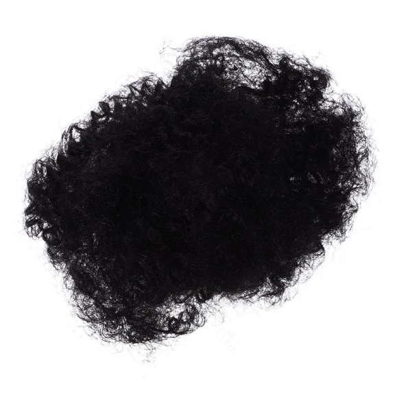 Mobestech Black Real Human Hair Bulk for Locs Wig Extensions with Durable Knotting for DIY Dreadlock Upgrading