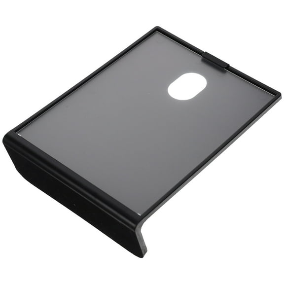 Mobestech Black Table Menu Stand with Clear Plastic Design and Stable Base for Home Use
