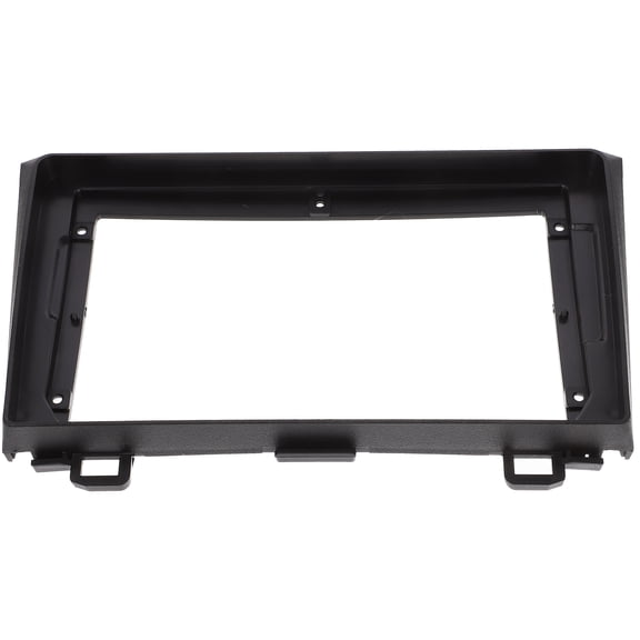 Mobestech ABS Black Dashboard Navigation Panel Frame Cover Trim Protector 1 Piece for Car Interior Accessories