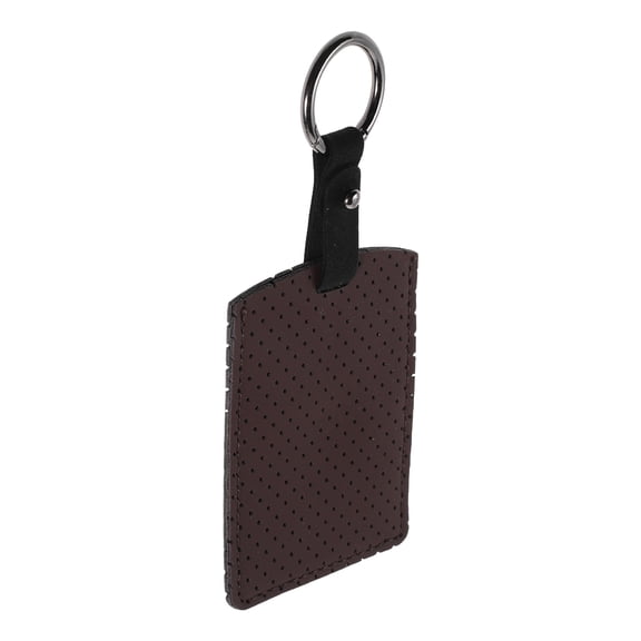 Mobestech Car Keychain Holder Key Fob Case Brown Aluminum Alloy 1Pcs