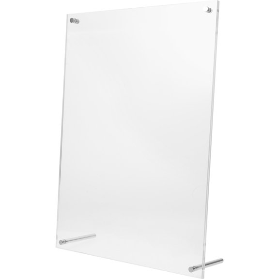 Mobestech Clear Acrylic Certificate Frame with Stable Desktop Stand for Business License Or Award Display