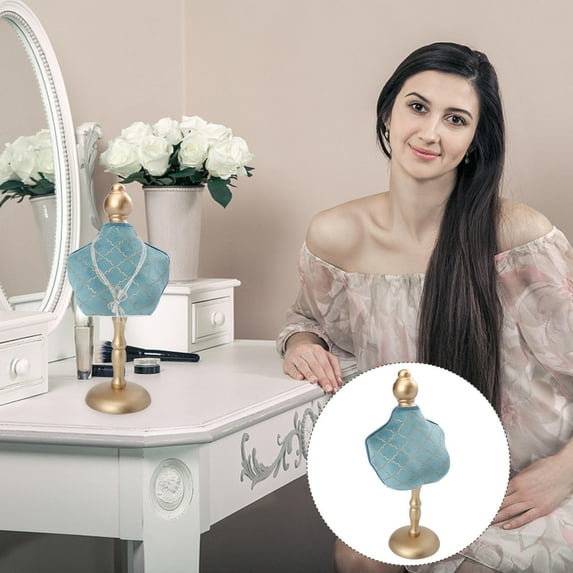 Mobestech Elegant Necklace Display Stand in Assorted Colors for Jewelry