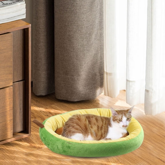 Mobestech Dog Bed for Puppy Avocado Pet Cushion Light Green 1Set