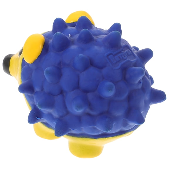 Mobestech Dog Squeaky Chew Toys Soft Latex Blue for Puppies Boredom Relief 1Pcs