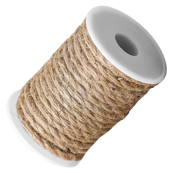Mobestech Khaki Jute Twine for Crafting, Packaging, Wrapping, and Home Decoration Projects
