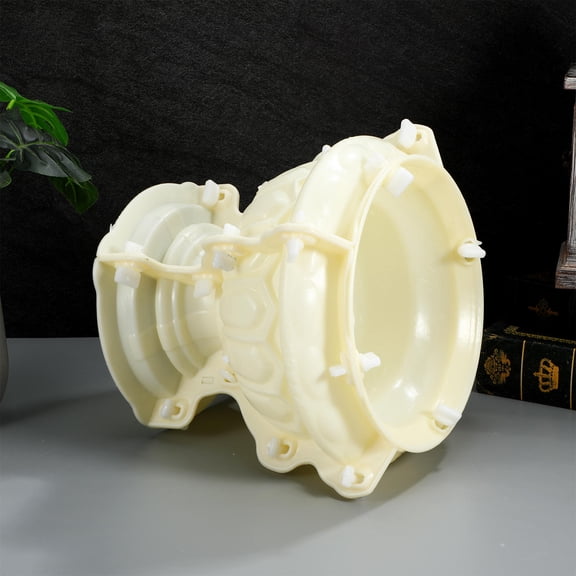 Mobestech Flexible Durable Plastic Mold for DIY Flower Pot Making Reusable and Easy to Use