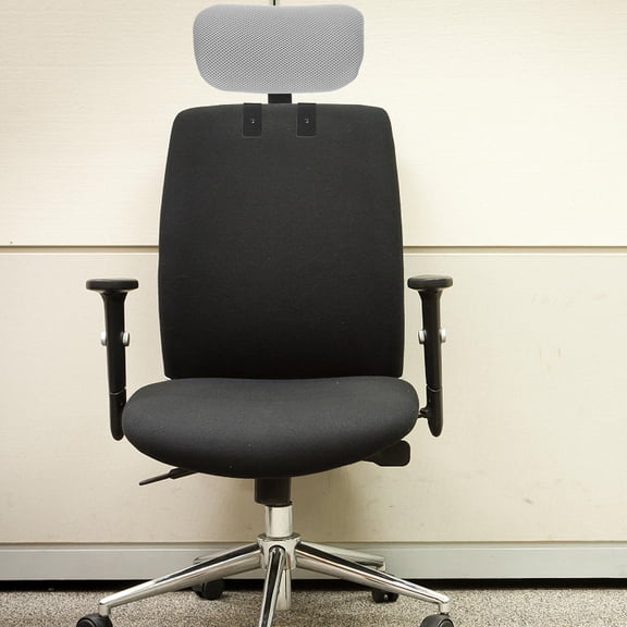 Mobestech Ergonomic Computer Chair Headrest Attachment for Office Use with Soft Cushion Black