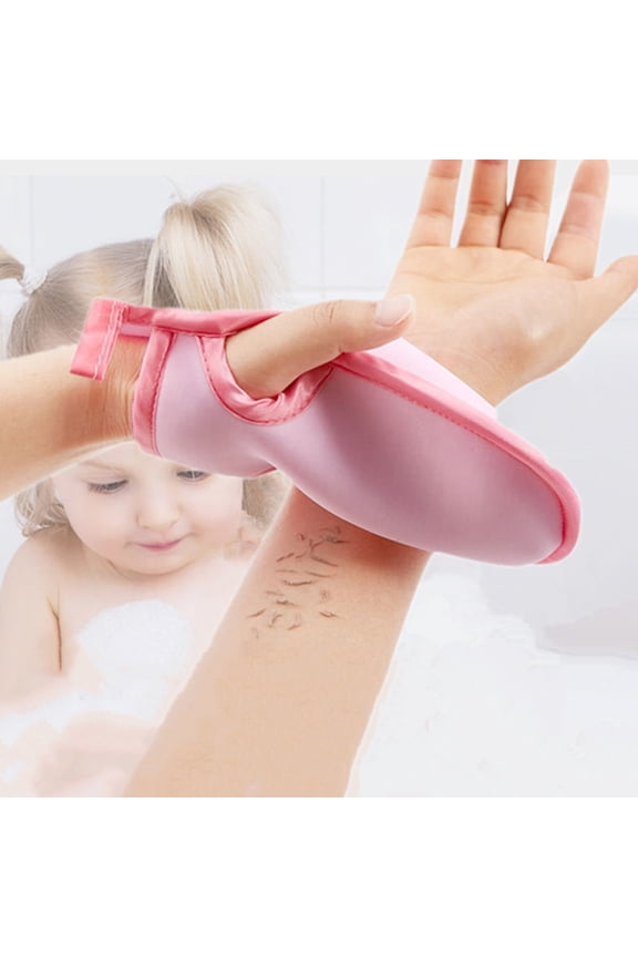 Durable Pva Bath Gloves, Assorted Colors for Skin Scrubbing, 4Pcs