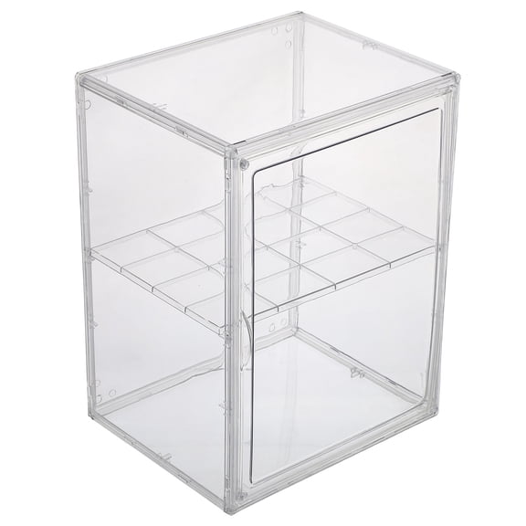 Mobestech Dustproof Acrylic Display Box for Models with Clear View and Easy Access Door