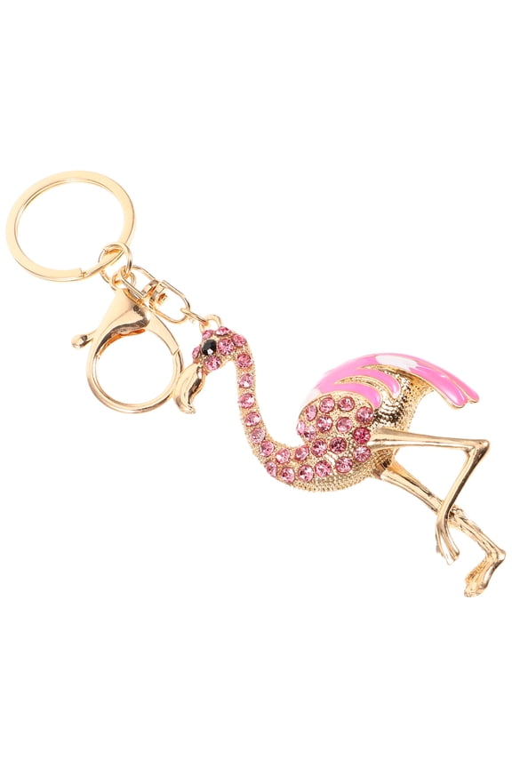Flamingo Keychain 1-Pack Door Key Organizer Cute Key Holder for Teens and Kids