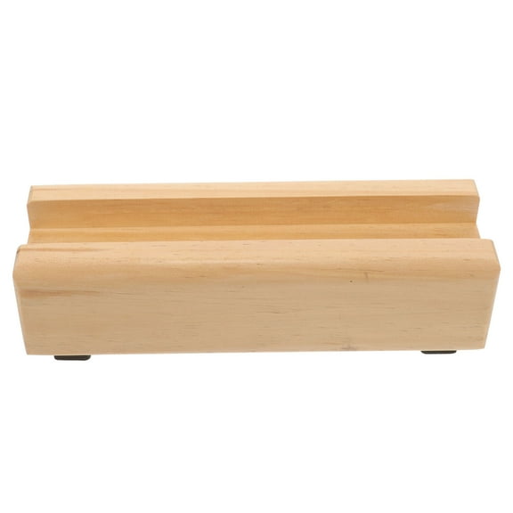 Mobestech Wooden Floor Mirror Base Support for Various Sizes Light Brown