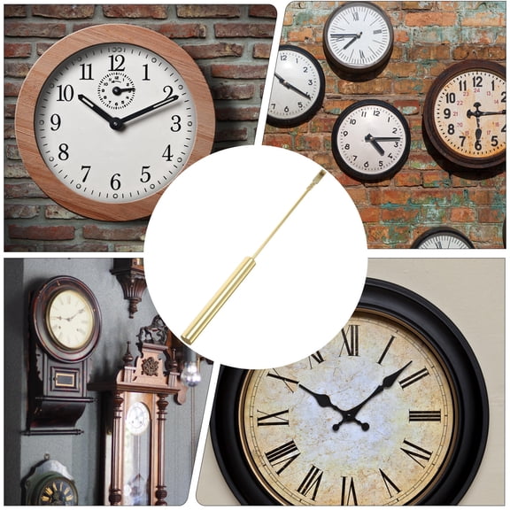 Mobestech Replacement Clock Hands 1Pcs Golden Metal Simple Style Wall Clock Parts