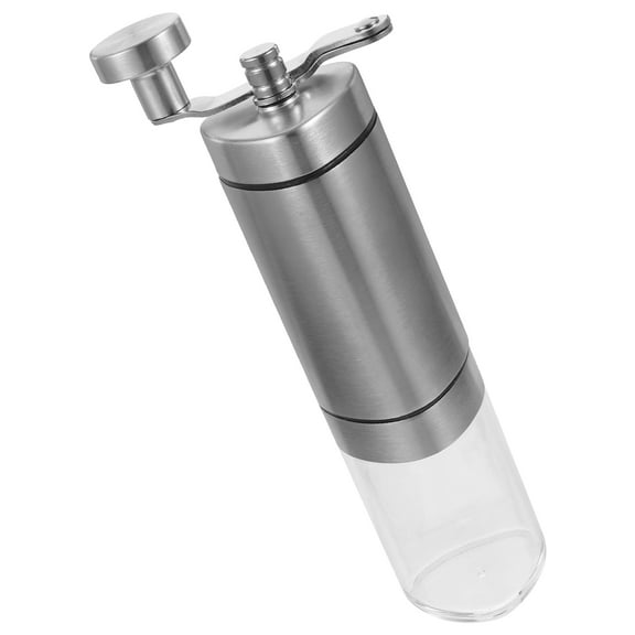 Mobestech Manual Stainless Steel Coffee Grinder with Triangle Handle for Travel and Camping