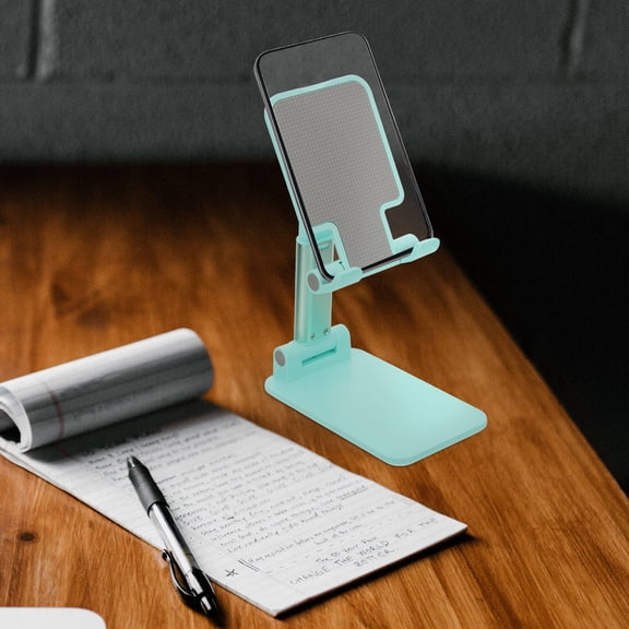 Mobestech Height Angle Adjustable Foldable Phone Stand Stable Silicone Phone Bracket Light Green