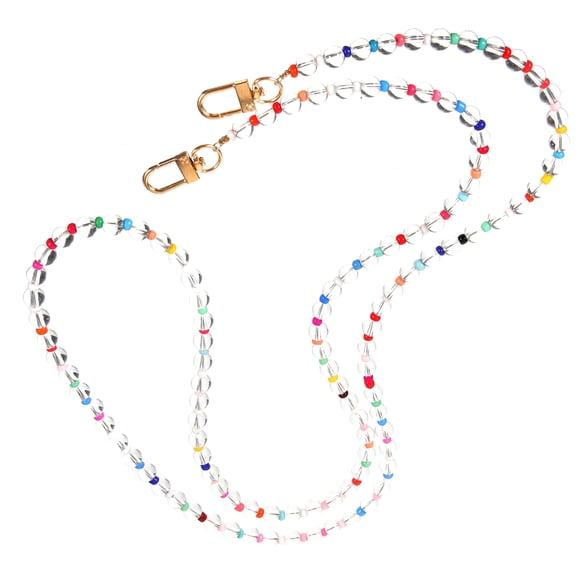 Mobestech Lightweight Transparent Wrist Strap for Phone Case with Durable Beaded Chain