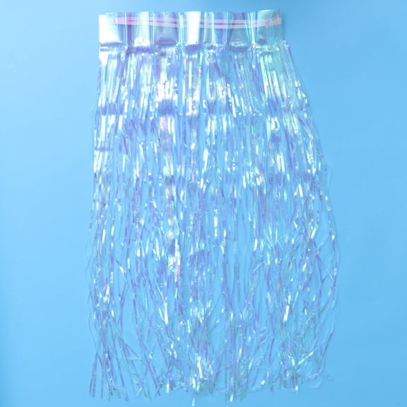 Mobestech Metallic Party Curtains with Glossy Finish Easy to Use Tinsel Backdrop for Door and Wall