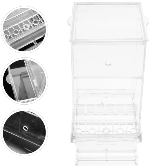 Mobestech Parrot Feeding Device Automatic Bird Cage Feeder 1Pack