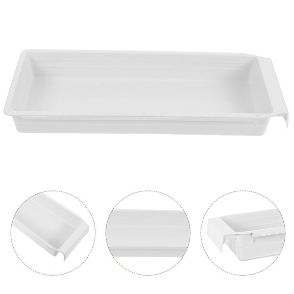 Mobestech Plastic Sewing Machine Table Drawer Organizer with Smooth Glide Rails for Home Use