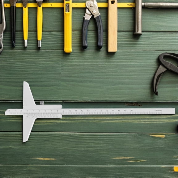 Mobestech Plated Micrometer Depth Gauge with Wear-Resistant Build for Accurate and Precise Measurement Readings