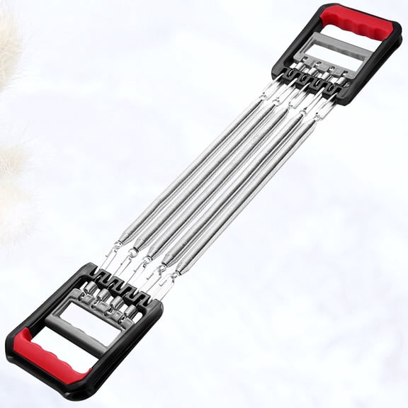 Mobestech Portable Chest Expander with Adjustable Spring for Upper Back Chest and Shoulder Exercises